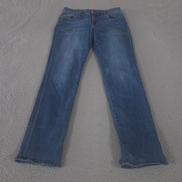 Kut from the Kloth Denim - Kut from the Kloth Jeans Womens 6 Blue Catherine Boyfriend Straight Leg Denim